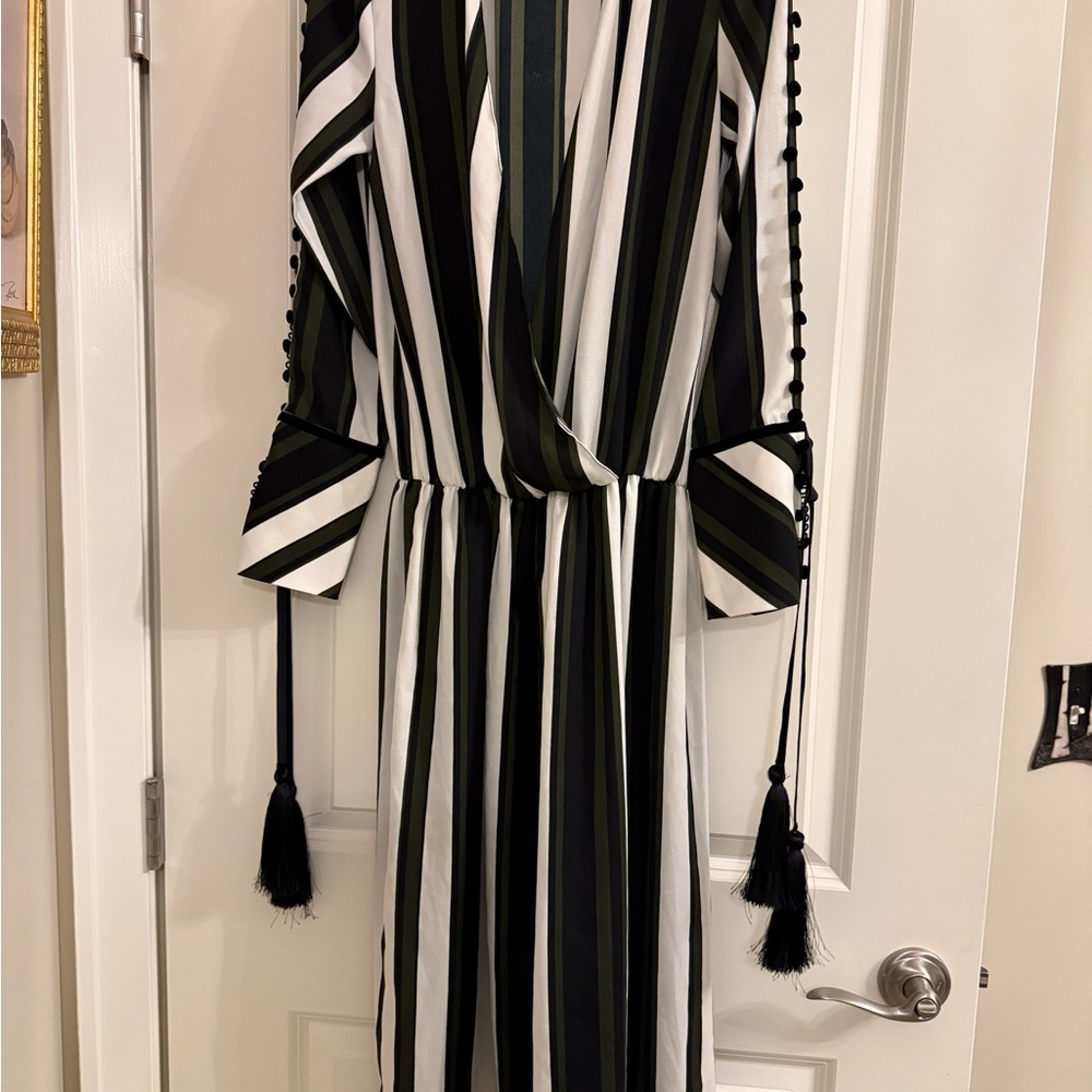Lug Von Siga Striped Long Sleeve Dress